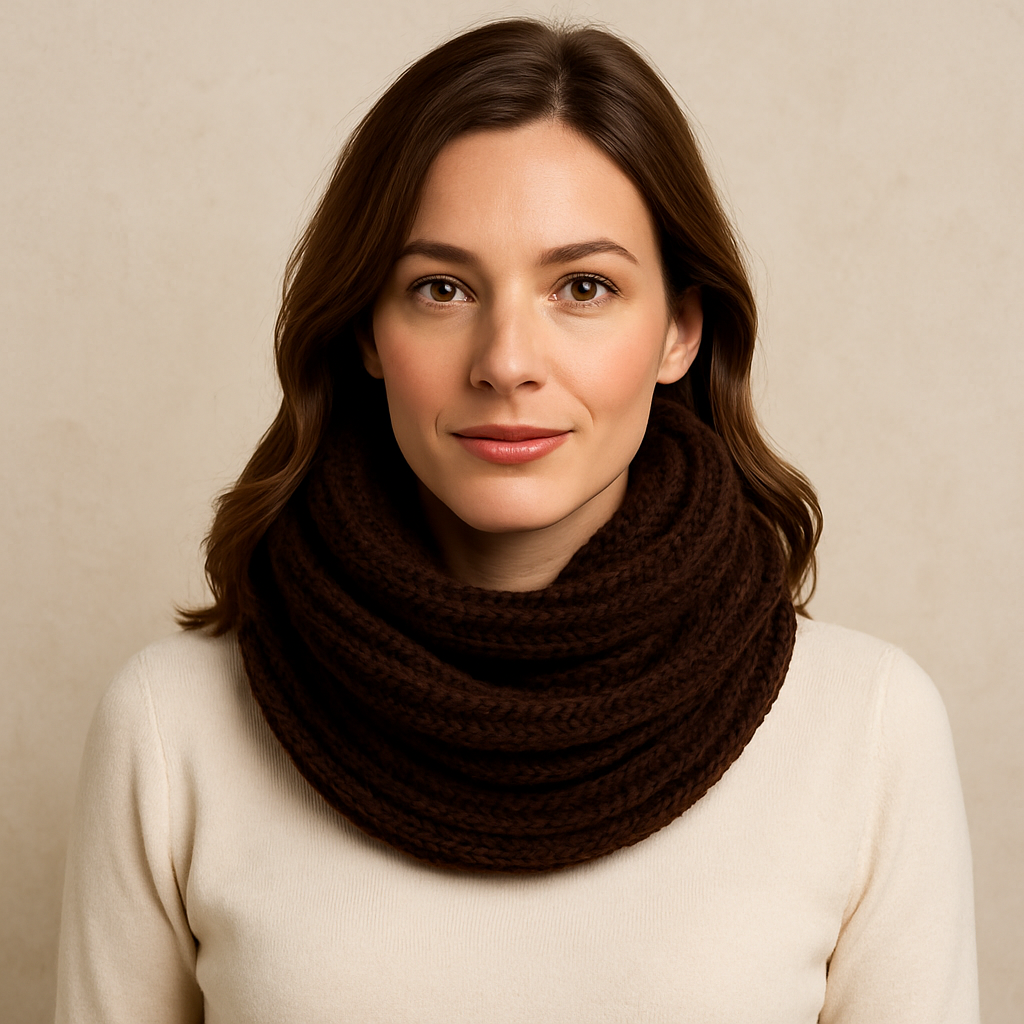 WALLIN – Varm och Mjuk Halsduk i Tjockstickad Loopdesign | Elegant och Bekväm Höst- & Vinterscarf för Dam & Herr