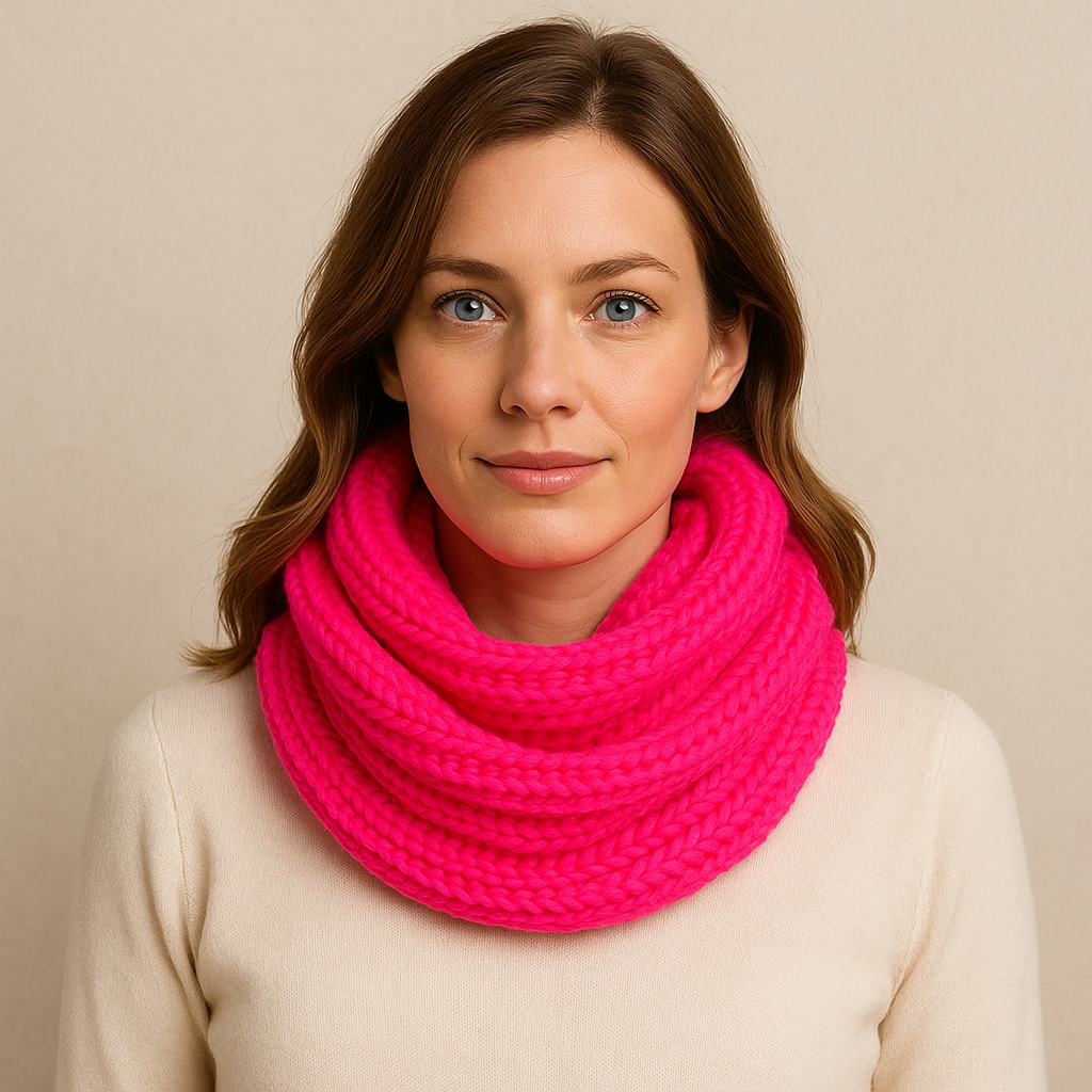 WALLIN – Varm och Mjuk Halsduk i Tjockstickad Loopdesign | Elegant och Bekväm Höst- & Vinterscarf för Dam & Herr