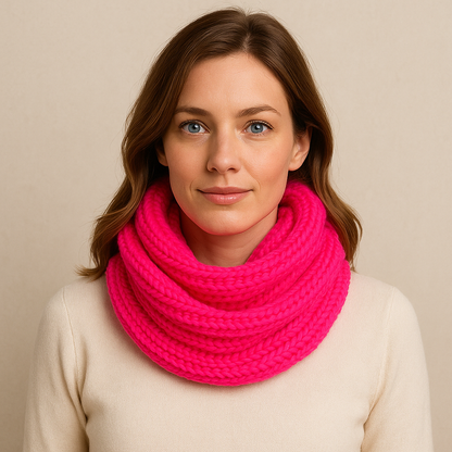 WALLIN – Varm och Mjuk Halsduk i Tjockstickad Loopdesign | Elegant och Bekväm Höst- & Vinterscarf för Dam & Herr