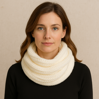 WALLIN – Varm och Mjuk Halsduk i Tjockstickad Loopdesign | Elegant och Bekväm Höst- & Vinterscarf för Dam & Herr